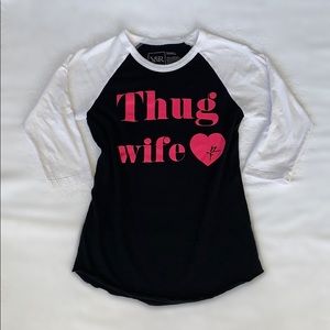 Young and Restless Thug Wife Baseball Tee T Shirt
